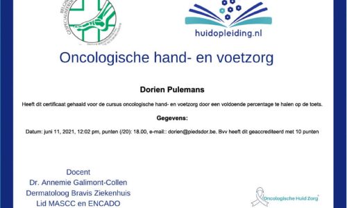 Oncologische hand- en voetzorg